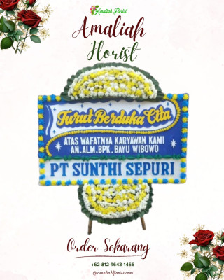 Papan Bunga Duka di Sei Jang