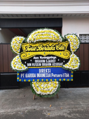 Papan Bunga Duka di Sei Jang