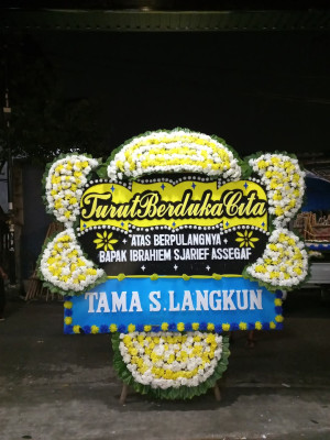 Papan Bunga Duka di Sei Jang