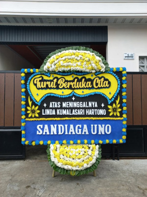 Papan Bunga Duka di Sei Jang